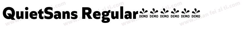 QuietSans Regular字体转换